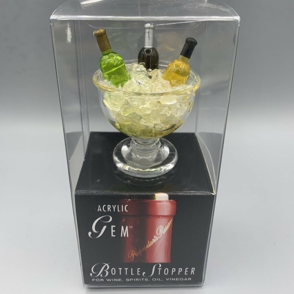 Prodyne Other - Gem Bottle Stopper - Big Wine Bowl on Ice Prodyne Other - Gem Bottle Stopper - Big Wine Bowl on Ice